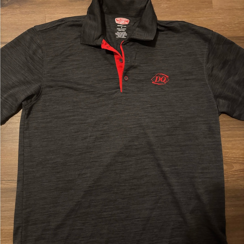 Men's Black Polo Uniform Shirt